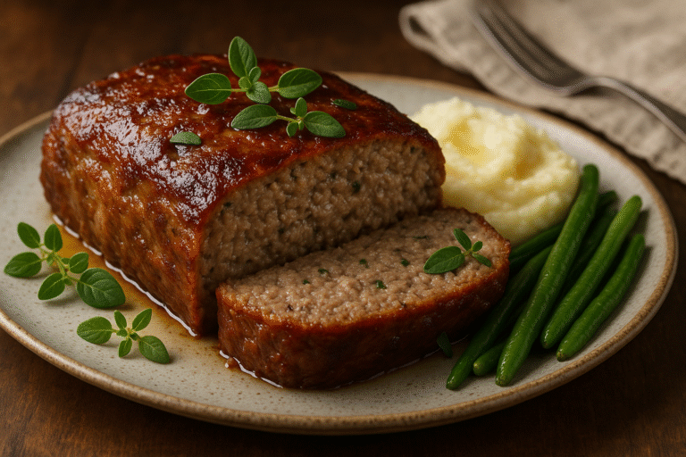 Meatloaf with Marjoram